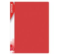 OFFICE PRODUCTS 21123011-04 - Carpeta de plástico (A4, 620 µ, 30 fundas), color rojo