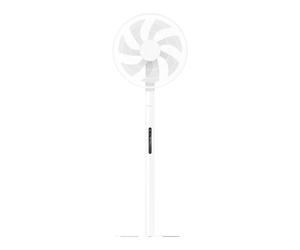 Official | Mijia Smart Standing Fan Pro Slim, Diseño ultradelgado, Fácil de guardar, Funcionamiento con control remoto o táctil, Compatible con carga portátil Type-C