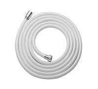 OFFO Manguera Ducha 3.5 m, Flexo Ducha Flexible con Antitorsión, Blanco | PVC Reforzado, Recambio Cable Ducha Universal Alta Presión, para Alcachofa Grifería de Baño, Conexión Estándar G1/2"