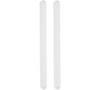 OFFSCH Juego de Guías Deslizantes para Cajón de Plástico Blanco de 235mm Resistencia a Deformación y Ajuste Preciso para Muebles y Teclados