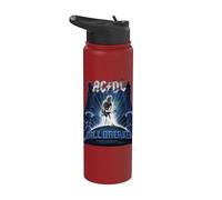 Oficial AC/DC Ball Breaker Stage Lightning Iconic Rock band Stainless Steel Insulated Water Bottle