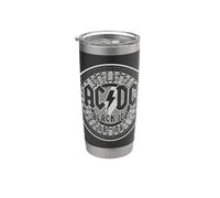 Oficial AC/DC Black Ice Circle Tour Locations Vaso térmico de acero inoxidable de doble pared