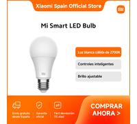 Oficial | Mi Smart LED Bulb (Warm White), Luz blanca cálida de 2700K, Controles inteligentes, Brillo ajustable
