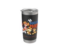 Oficial Paw Patrol Happy Football Party Team Soccer Vaso térmico de acero inoxidable de doble pared