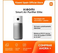 Oficial | Xiaomi Smart Air Purifier Elite, Tecnología LED ultravioleta + plasma, Sin luces y prácticamente silencioso, Elimina el 99,9 % de los virus de la gripe A (H1N1) en el aire*