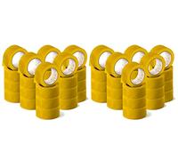 OFITURIA Cinta Adhesiva, color Amarillo, Cinta para Embalaje y Organizar tus Cajas y Envíos, 66 mt x 48 mm (48 und. - Amarillo)