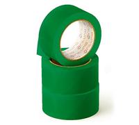 OFITURIA Cinta Adhesiva, color Blanco, Cinta para Embalaje y Organizar tus Cajas y Envíos, Ideal para Manualidades y Decoración, Precinto de Colores Vibrantes 66 mt x 48 mm (3 und. - Verde)