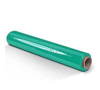 OFITURIA Film para Embalar 50 cm de Ancho y Estirable Hasta 300 Metros de Longitud - Rollo de Film Elástico Manual para Embalaje Industrial (Verde, 1)