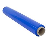OFITURIA Films Multicolores para Embalar de 50 cm y estirable hasta 300 Metros de Longitud - Rollo de Film Elástico Manual para Embalaje Industrial Blue 18