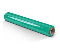 OFITURIA Films Multicolores para Embalar de 50 cm y estirable hasta 300 Metros de Longitud - Rollo de Film Elástico Manual para Embalaje Industrial Green 24