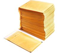 OFITURIA Sobres Acolchados de Papel Burbuja Interior de Polietileno, Color Marrón, Bolsas para Envíos con Capacidad para Albergar Documentos 200