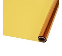 ohfruit Rollo de papel de celofán de color transparente de 15.7 pulgadas x 98.4 pies, rollos de papel de celofán para cestas de regalo, envoltura de golosinas, proyectos de manualidades, caja de