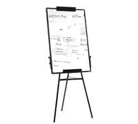 OHMG Pizarra Blanca Borrable con Soporte, Pizarra Blanca Magnética de Caballete 90 X 60 Cm, Altura Ajustable con Soporte, Pizarra Blanca Borrable en Seco, Pizarra de Cartón Móvil para Sala de