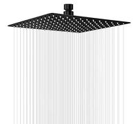 Ohotecy Rociador para Ducha Cuadrado 12 Pulgadas 30 x 30 cm Alcachofa de Ducha de Acero Inoxidable (Clase de eficiencia energética A++)