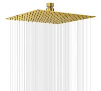 Ohotecy Rociador para Ducha Cuadrado 12 Pulgadas 30 x 30 cm Alcachofa de Ducha de Acero Inoxidable (Clase de eficiencia energética A++)