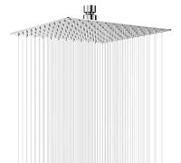 Ohotecy Rociador para Ducha Cuadrado 12 Pulgadas 30 x 30 cm Alcachofa de Ducha de Acero Inoxidable (Clase de eficiencia energética A++)