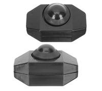 OHPHCALL 2 Interruptores de Línea Botón Giratorio para Lámparas LED Regulables, Accesorio de Plástico para Proyectos DIY de Iluminación, Control de Intensidad para Lámparas de Escritorio