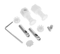 OHPHCALL Juego de Tornillos de Nylon Blanco de Fijación para Asiento de Inodoro Llave, Compatibilidad y Ajuste Seguro para Baño o