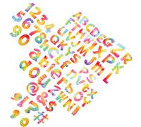 OHPHCALL Letras para Tablero en Papel Recorte en Forma Adorable, Adecuado para Decoración Colegio y Decoración de Aula 72 Piezas