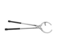 OHPHCALL Pinzas para Crisol de Fusión, Pinzas de Crisol de Acero Inoxidable y Plástico, Tamaño Mediano, Agarre Preciso y Mango Ergonómico, para Fundir Oro y Plata, Joyería y Fundición