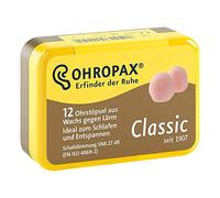 Ohropax Tapones para oídos Classic – 12 piezas