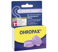 Ohropax Tapones para los oídos Good Night Silikon Vor-Ohr Stöpsel 8 pzas