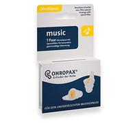 OHROPAX OHROPAX Music 20144 - Tapones para los oídos de protección auditiva para conciertos, festivales, música, discotecas y fiestas, sonido sin distorsiones con aislamiento acústico eficaz
