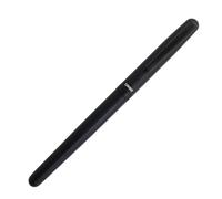 OHTO CR02-05-MBK CR02 - Bolígrafo roller (punta fina, 0,5 mm, cuerpo de aluminio mediano, con componentes de latón, color negro mate, tinta negra a base de agua, recargable