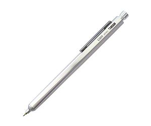 Ohto Needle Point GS01-S7 - Bolígrafo (aluminio, tinta blanda, 0,7 mm), color negro