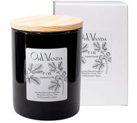 OHWANDA Velas Aromáticas de Higo de Larga Duración 50h sin toxicos, Cera de Soja Vegana Perfumada Natural para tu Hogar, Aromaterapia y Relajación, Decoración, Regalo ideal, Hecha en España
