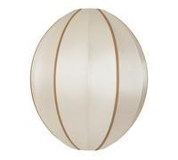 Oi Soi Oi Pantalla de lámpara Indochina Classic Oval L Offwhite-amber