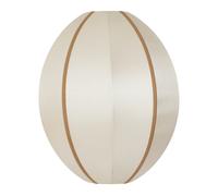Oi Soi Oi Pantalla de lámpara Indochina Classic Oval S Offwhite-amber