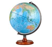 OIFAODAO Globo terráqueo, con Base de Madera Globo Mesa Decorativo Antiguo