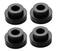 Oikabio Kit de fijación de ducha, 4 piezas, tubería de agua, cubierta decorativa de cobre, accesorios de grifo de baño, galvanoplastia, color negro