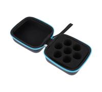Oil Organizer, Shockproof Holder Case, Portable Travel Storage, Secure Foam Interior, Zipper Closure Design, Compact Display Box, Perfect for Makeup, Tools, Family, Friends, Women, Men, 10x10x5cm