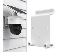 OkeMeeo Soporte de revestimiento de vinilo para Eufy SoloCam S340 (blanco, sin taladro, 1 paquete)