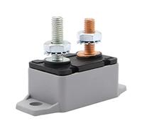 Okiyakusama Disyuntor Automático Reset Fusible 10A Interruptor 6-28V con Perno de Montaje y Cuerpo Plástico Protección Rápida contra Sobrecarga Cubierta IP66