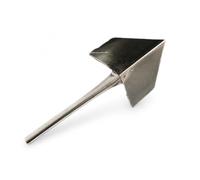 Okiyakusama Paleta Esquina para Yeso, para Esquinas Interiores y Exteriores, Acero Inoxidable o Plástico, para Obra, Esquinero de ángulo positivo de acero inoxidable, Grande