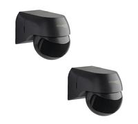 Oktaplex Ana - Juego de 2 detectores de movimiento para exteriores, orientables, color antracita