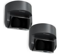 Oktaplex Bea - Detector de movimiento para exterior, IP65, orientable a 180°, sensor PIR de alcance de 10 m, 230 V, color gris