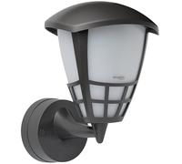 Oktaplex Bel lámpara de exterior antracita E27 bombilla cambiable lámpara de exterior 230V aplique de pared exterior IP54 aplique de pared exterior