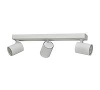 Oktaplex Bora Foco de techo 3 llamas GU10 LED spot bar 45 cm 230 V spot luz foco orientable lámpara de techo blanco