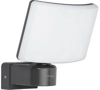 Oktaplex Cali: Foco LED de color blanco cálido, 3000K, 2200 lúmenes, 30W. Lámpara exterior, grado de protección IP65, para pared exterior, color antracita