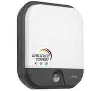 Oktaplex Cera lámpara de exterior con sensor de movimiento IP54 aplique de exterior 3000K blanco cálido 1850lm LED luz exterior antracita 19,5W 230V