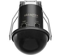 Oktaplex: Detector de movimiento para techo, tecnología PIR, modelo empotrable, mini, diámetro 44mm, ángulo de detección 360°, alcance 8 metros, grado de protección IP54, color . Sensor de presencia
