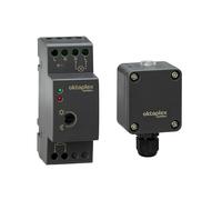 Oktaplex EDI Interruptor crepuscular Carril DIN 35mm 230V Sensor crepuscular Externo IP65 Antracita Exterior
