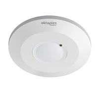 Detector de movimiento Oktaplex, sensor de radiofrecuencia de 360°, radar, montaje en techo, color blanco, sensor de microondas