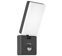 Oktaplex Iluminación, Pica Motion LED Luminaria Exterior con Detector de Movimiento 10W 800LM 3000K Blanco Cálido IP65 Luminaria Exterior con Detector Antracita Aplique de Pared Exterior