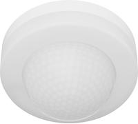 Oktaplex Jim: Detector de movimiento de techo, tecnología PIR, 360°, alcance de 10 metros, IP20, color blanco. Sensor de presencia para instalación en techo
