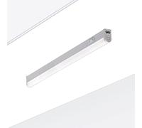 Oktaplex lighting 2x Luminaria bajo armario cocina LED | Riga 9W Luminaria bajo armario con interruptor | blanco cálido 3000K extensible | longitud: 54cm